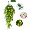 1Pcs Green LED Artificial Vine Leaf Fake Plant for Home Room Decor Garden Wedding Decoration Wall Outdoor Doors Windows Ornament
