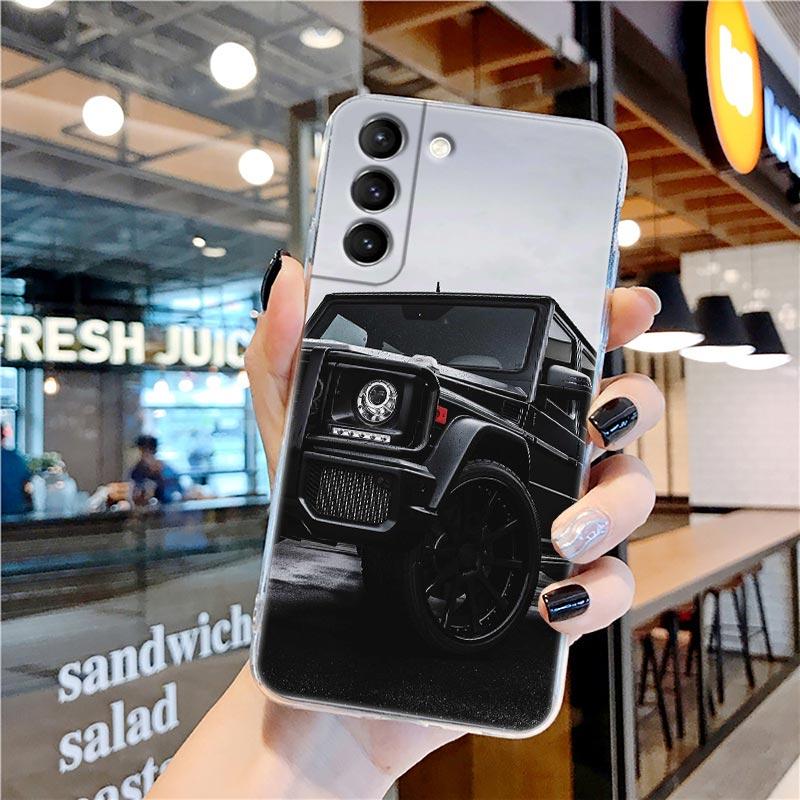 Брендовый внедорожник, спортивные автомобили, мужской прозрачный чехол для Samsung Galaxy S22 S21 S20 FE S 22 Ultra S10 E S9 Plus 5G, чехол для телефона
