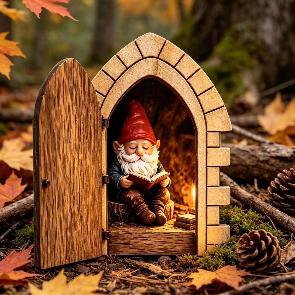 Mini Fairy Door Creative Christmas Door Decor Decorators Tabletop Decor Home Decor