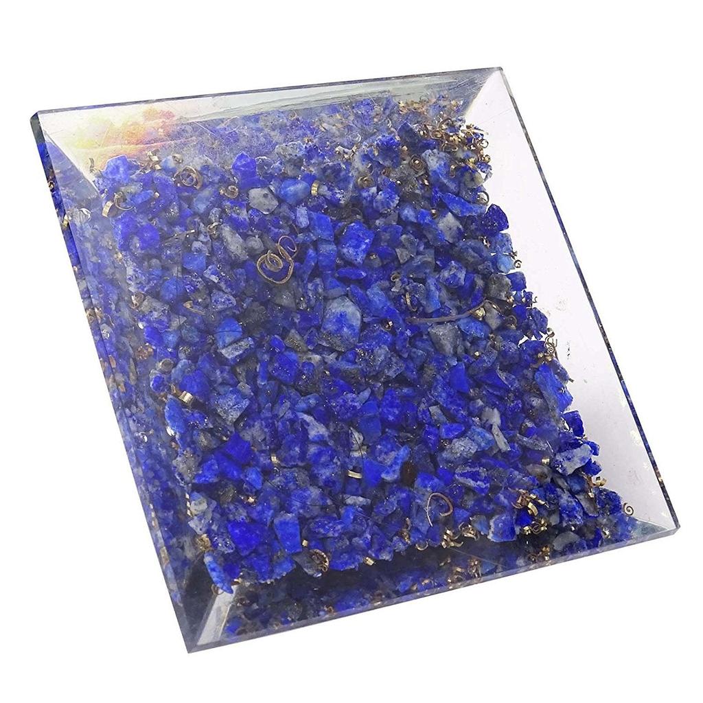 Harmonize Исцеляющий кристалл, аметист, оргоновая пирамида с медным символом чакры, защита от ЭМП, генератор энергии для медитации, йоги, подарки для