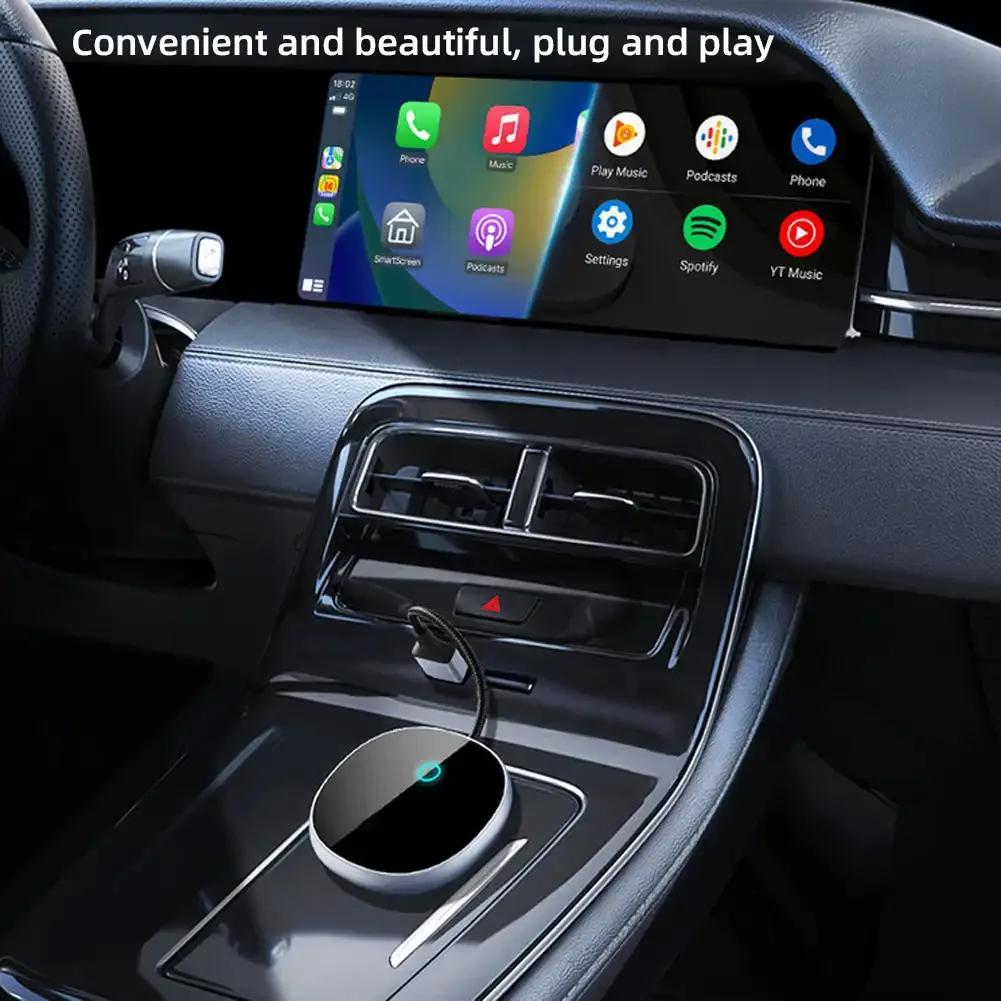 Для iPhone Car A22 беспроводной Android Auto проводной к беспроводной смарт-автомобильной навигационной коробке адаптер CarPlay 5G WiFi BT автоматическое подключение