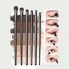 6pcs Soft Bristle Eye Makeup Brush Set - Includes Eyeshadow, Blending, Crease & Detail Brushes For Flawless Application