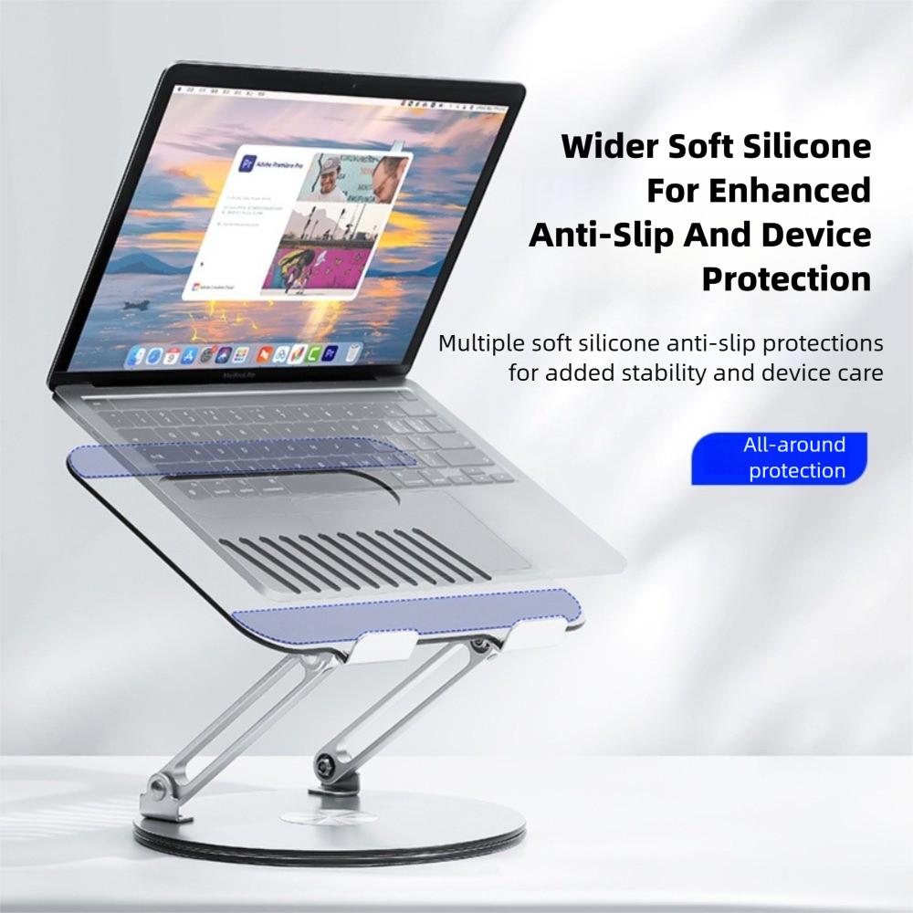 Portable Laptop Holder 360 ° Rotation Desktop Notebook Stand New Tablet Support  Home