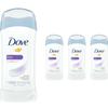 Дезодорант-антиперспирант Dove Invisible Solid Fresh, 74 г, 4 упаковки