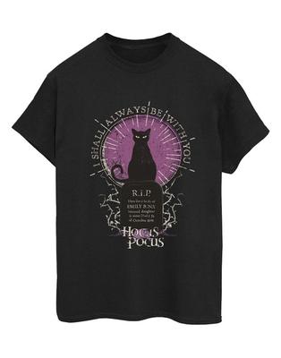 Женская/женская хлопковая футболка бойфренда Hocus Pocus RIP Emily Binx