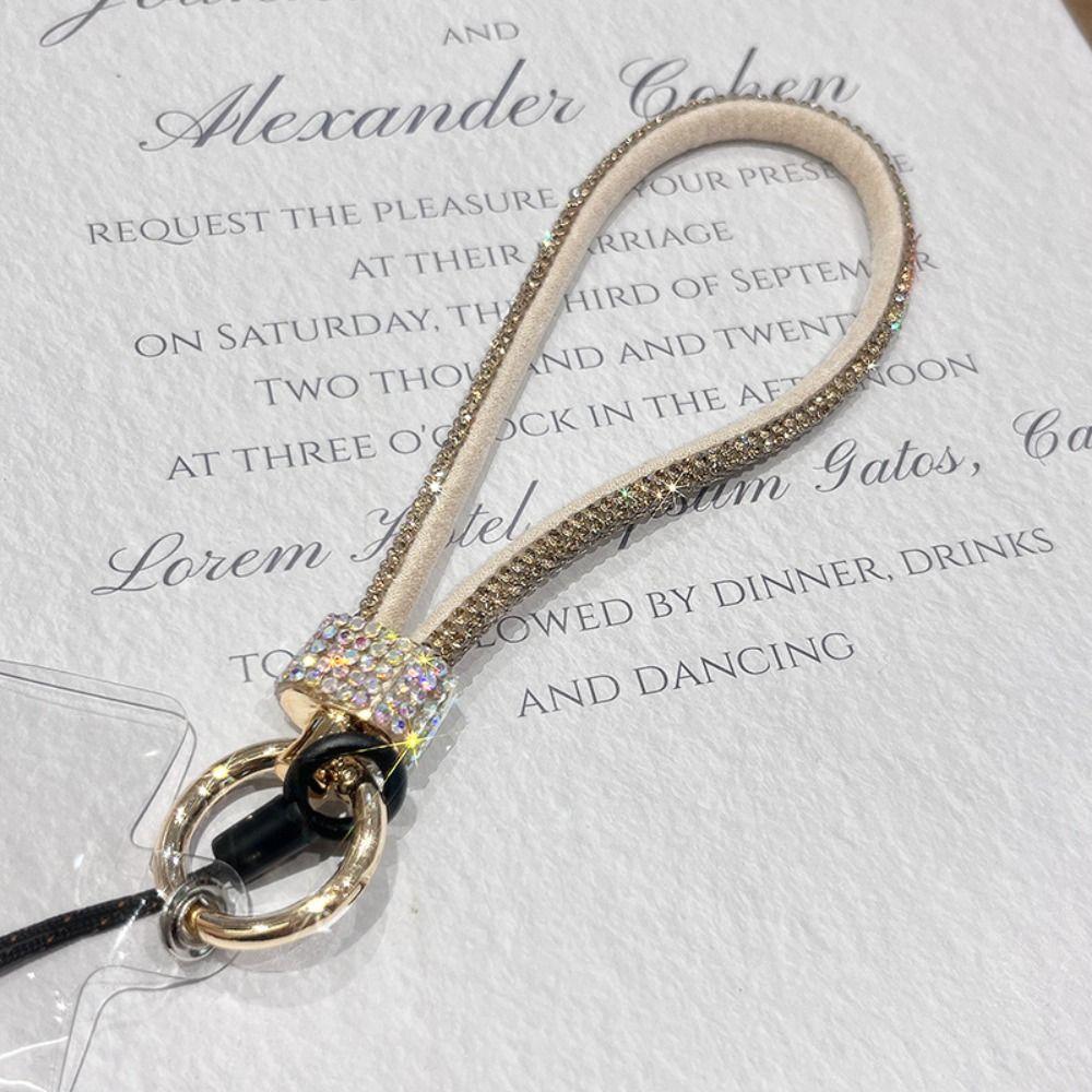 Ручной блестящий шнурок для телефона со стразами, подвесной шнур, цепочка для мобильного телефона, подарок для девочек на Новый год
