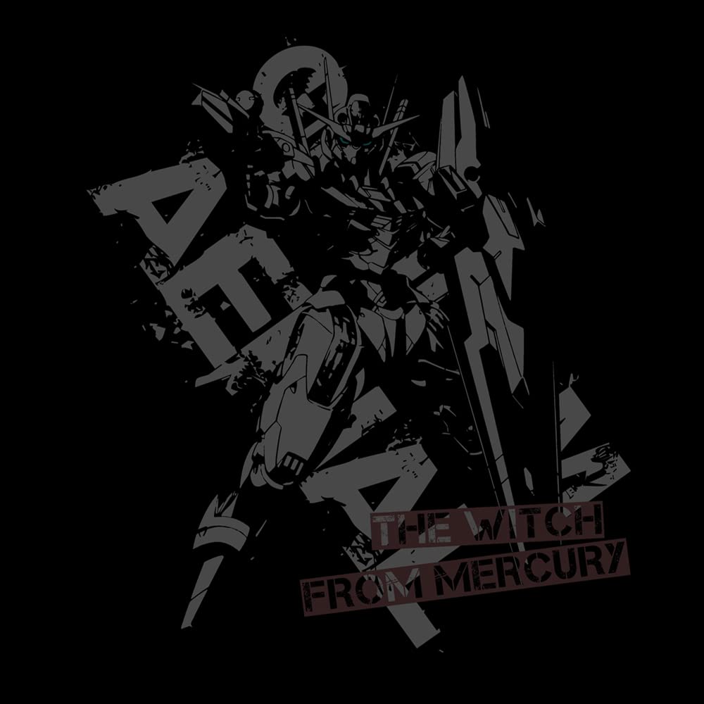 COSPA Mobile Suit Gundam: Witch of Mercury Gundam Aerial T-shirt BLACK L size