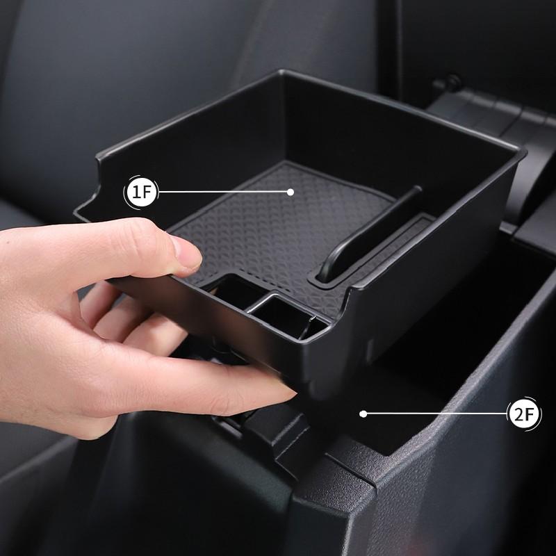 Для Toyota Corolla Cross E210 2018~2025 Автомобильный органайзер на центральную консоль, ABS лоток, подлокотник, кошелек, очки, карточки, ящик для хранения мелочей, аксессуары