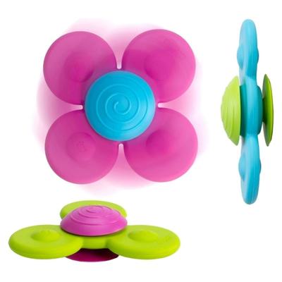 Fat Brain Toys Детская игрушка Whirly Squigs Набор из 3 прорезывателей с поворотной присоской FA210-1 Оригинальный продукт