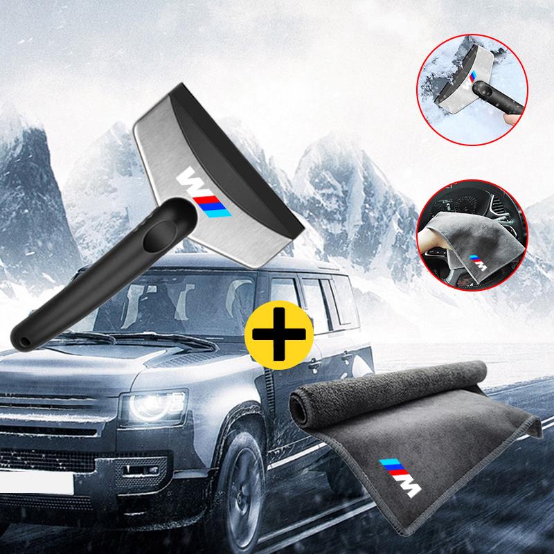 BBYX8 New 2025 Car Snow Shovel Ice Shovel Window Cleaning Tool Wash Microfiber Drying Towel For BMW E46 E90 E60 F10 E39 F30 E36 F20 E8