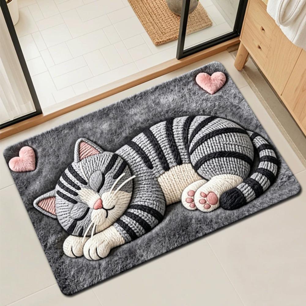 40*60cm Home Bathroom Carpet Non-slip Bedroom Door Small Rug  For Living Room Tea