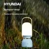 HYUNDAI Portable Outdoor Bluetooth Speaker with Ambient Camping Light