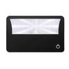 3X Magnifier Card Type Small Pocket Magnifying Glass with LED Light for Reading Observing Coin Stamps Jewelry Eye Loupe