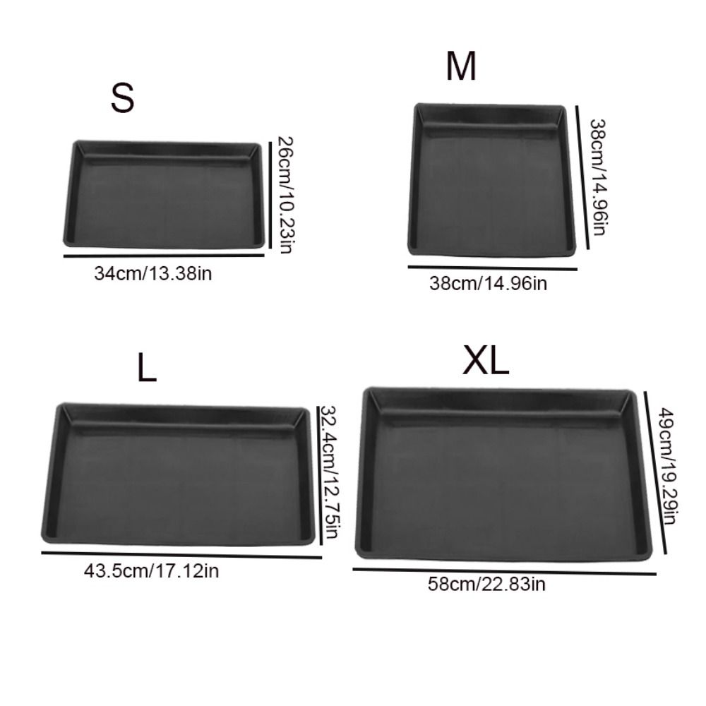 Пластиковый поддон для клетки собаки Черный Прямоугольный/Квадратный Поддон для навоза клетки кролика Поддон для клетки питомца Чистящий поддон для клетки питомца