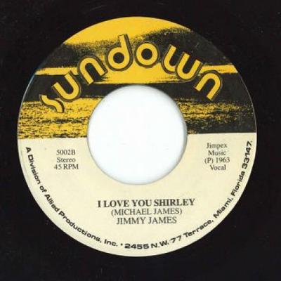 7-дюймовая пластинка JIMMY JAMES - Bewildered And Blue / I Love You Sh 5002 Sundown 1963 США Блюз