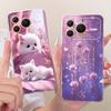 For Honor Power 2 / Power 5G 2026 Cute Flower Butterfly Cat Painted Case For Honor Power Power2 Soft Silicone TPU Phone Cases