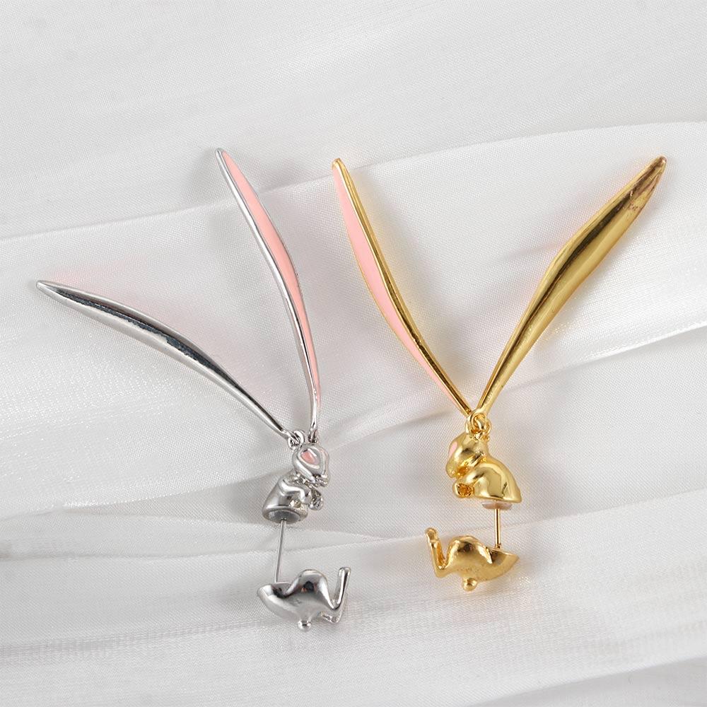 Gift For Women Rabbit Ear Long Accessories Dangle Earrings Stud Earrings Drop Earrings Jewelry