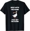 Mess With The Honk You Get The Bonk Goose Memes Funny T-Shirt Classic T-shirt