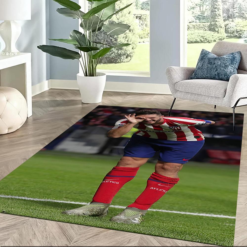 Atletico Madrid Area Rug Perfect For Foyer Dining Room Hallway Game Room Antislip Rug Decorate Offices Gift For Festivals