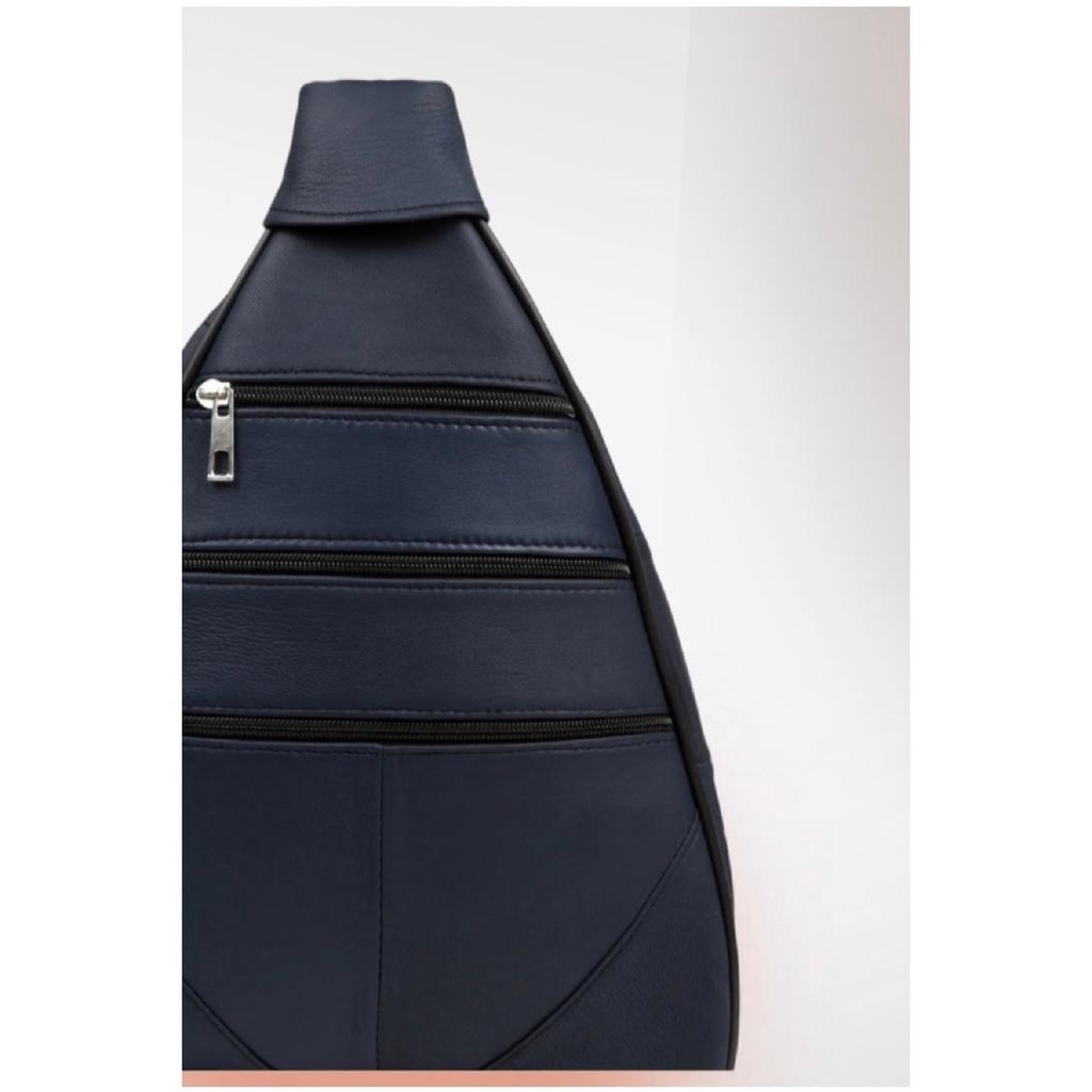 Бордово-красный рюкзак из натуральной кожи Monkey Model