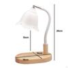 Scented Wax Candle Warmer Lamp US 110V Wooden Base for Study Rooms Versatile