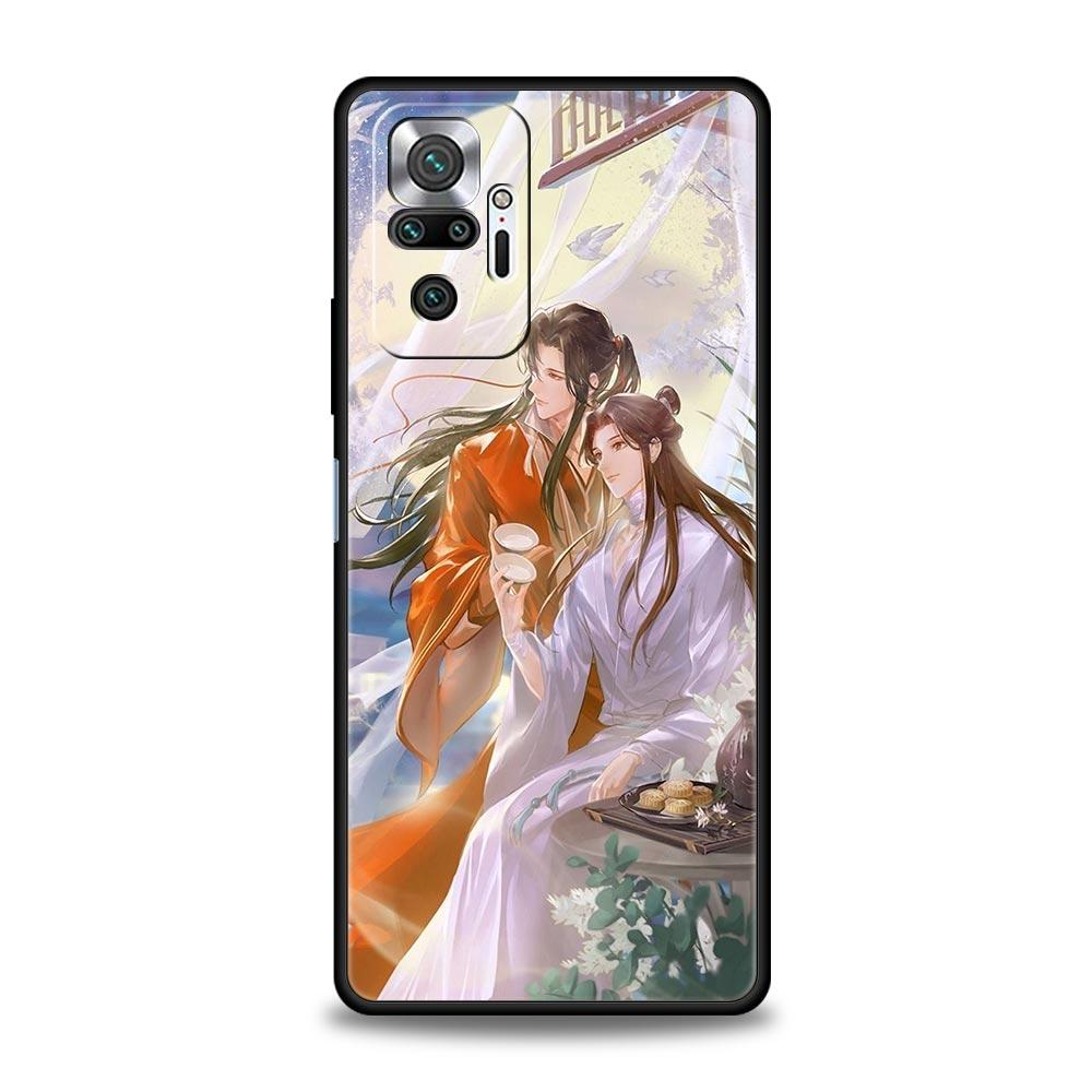 Чехол для телефона Cover для Redmi 14C 10C Note 15 14 13 12 10 11 Pro Plus K40 5G Мягкий ТПУ Ударопрочный Fundas Небесное Благословение Официального Лица