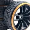 4pcs 1:10 RC Car Rubber Tires Spare Accessories 4WD Remote Control Vehicle Parts Upgrade