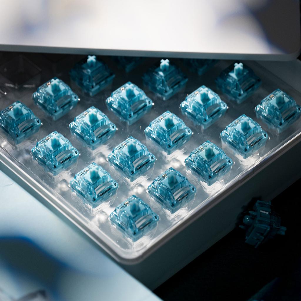 Akko V5 Cream Blue Switch Tactile 45pcs 5-pin MX Style Switch with LED Diffuser