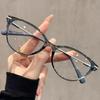 New Trendy Finished Prescription Far Sight Glasses Luxury Cat Eye Frame Ladies Reading Eyeglasses Fashion Eyewear Diopter