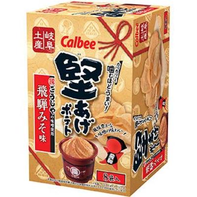 Префектура Кальби Катаагэ Картофель Хида Мисо Вкус 120 г x 8 [Gifu Limited] (15г пакеты)