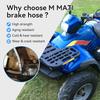 Передний Левый и Правый Тормозной Шланг Для Polaris Sportsman Magnum Trail Boss Blazer Xplorer Xpress Scrambler Sport Xpediti-On Big Boss Diese-L Worker