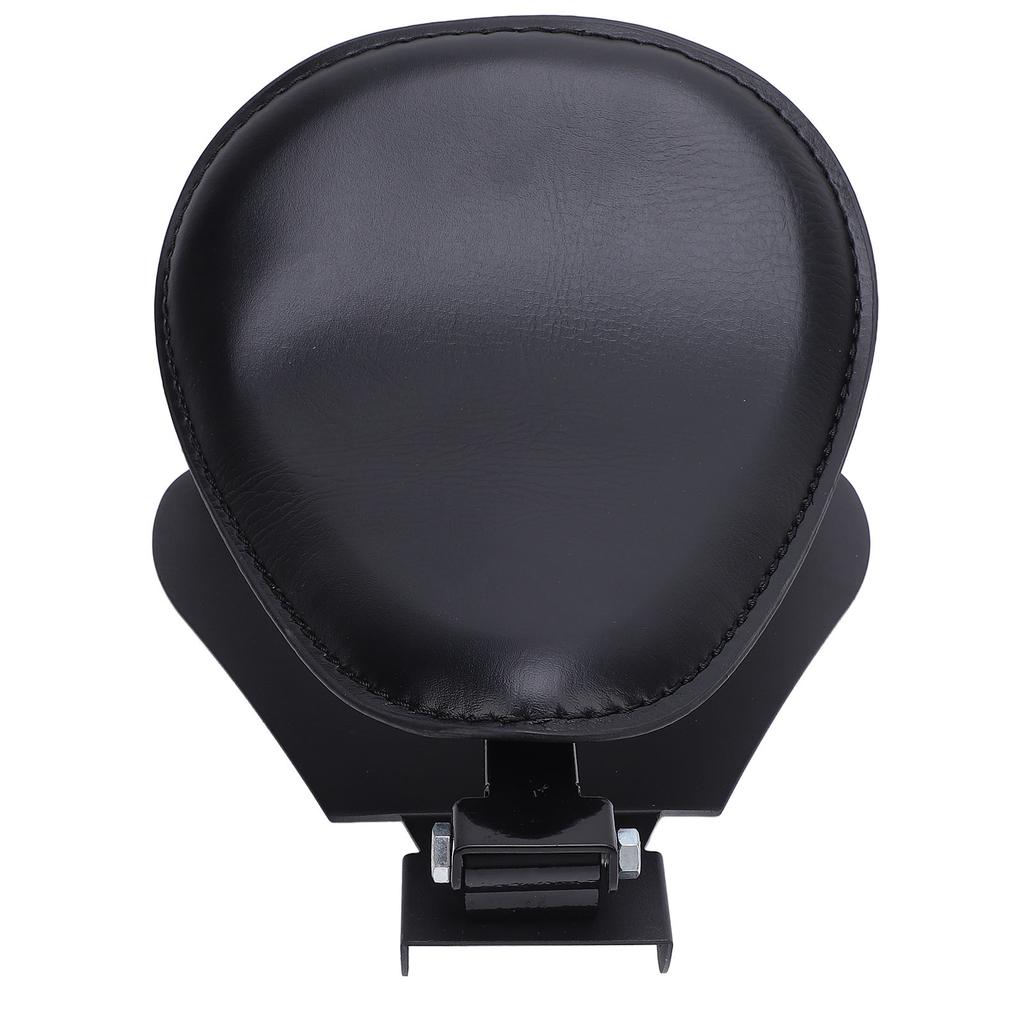 Motorcycle Solo Seat with Spring Bracket Kit Faux Leather Strong Support Universal Fit for Retro Motorcycle Black