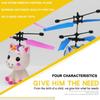 Летающий шар Fly Toys Мультяшный дизайн С пультом Дистанционного управления Для игры на улице Зарядка от USB Красный Синий Пластик Подарок для детей Радиоуправляемый вертолет