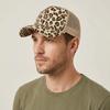 Adjustable Leopard Print Baseball Cap Soft Mesh Peaked Hat Casual Visor Hat  Unisex
