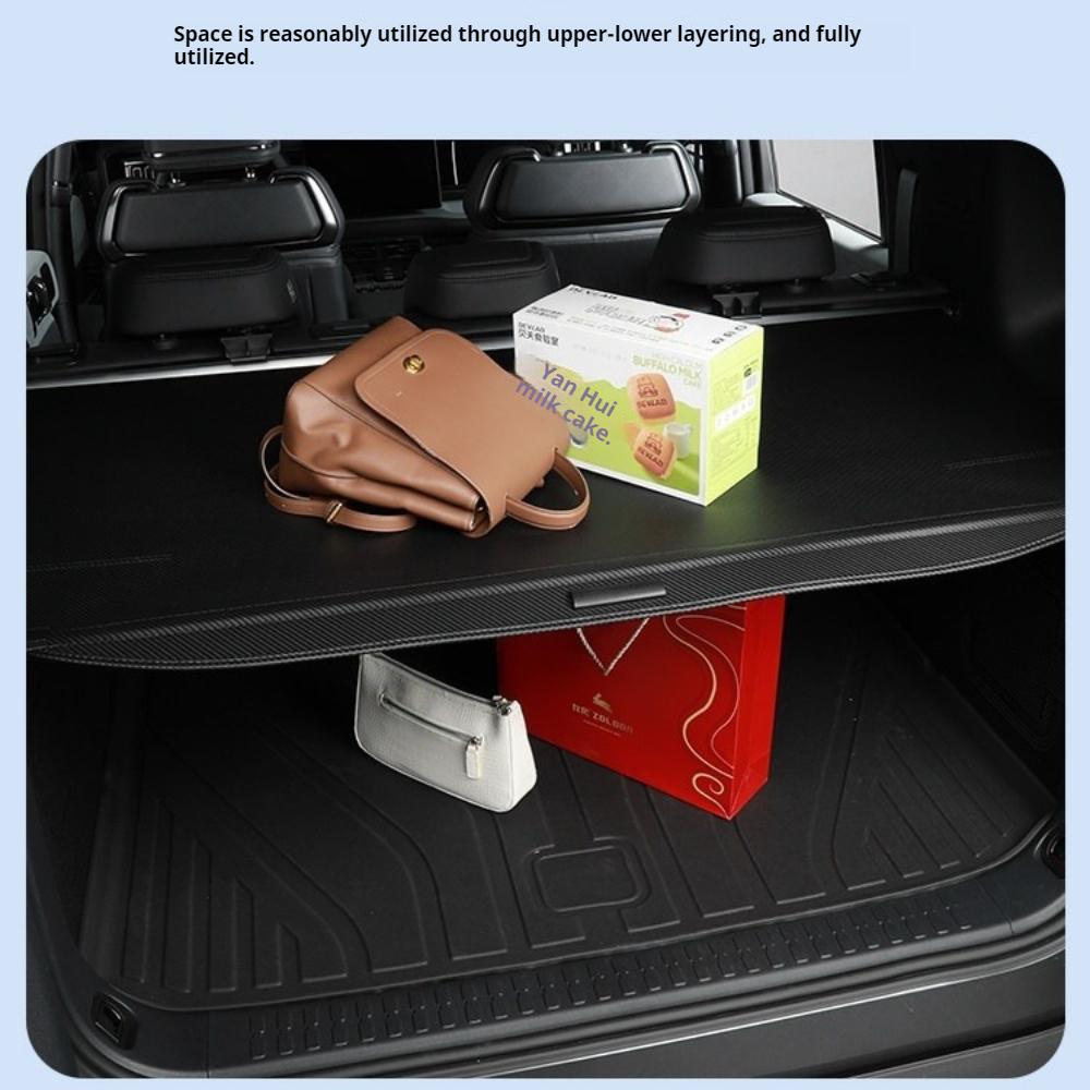 For BYD Leopard 5 Denza B5 Car Specialized Trunk Cargo Cover Partition Curtain No Damage Installation Auto Interior Modification