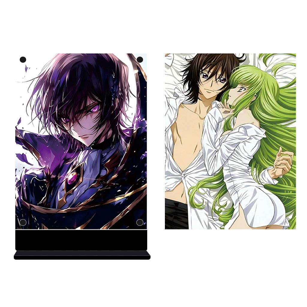 Led Backlit Poster One Piece Anime Night Light for Birthday Gift Bedroom Nightlight Game Room Deco Table Lamps Sign Zoro