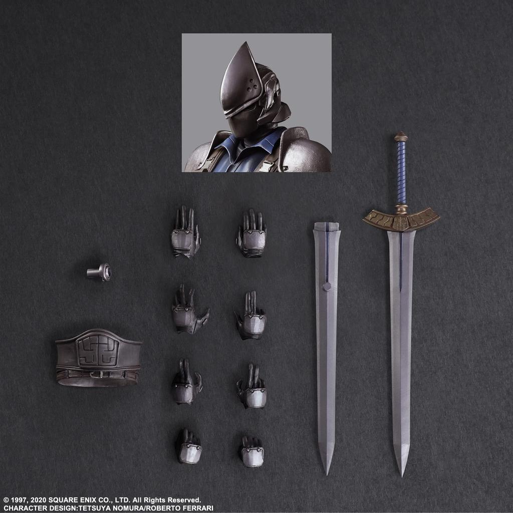 Final Fantasy VII Remake PLAY ARTS Kai Roche PVC Painted Movable Figure