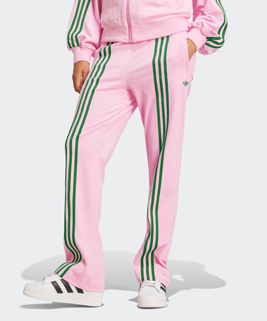 adidas Велюровые спортивные штаны 70-х - Розовые:Зеленый / Jn8289