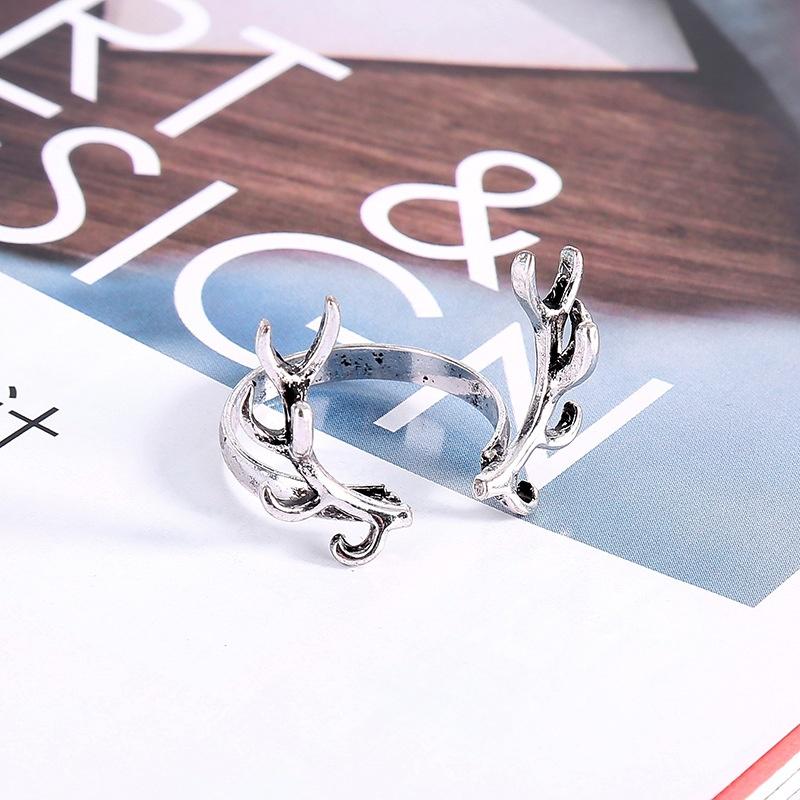 Ретро-персонажи Регулируемые кольца с рогами и ветвями