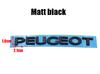 1pcs 3D Peugeot ABS Car Rear Letter logo sticker Rear Bumper tail door trunk sticker car rear Emblem sticker styling Accessories