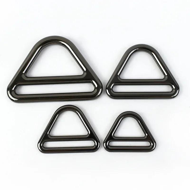 2/5/10 шт. Meetee 25-50 мм Металлические О-образные кольца Пряжка Трехщелевой ползунок Застежка Соединители для ремня сумки Регулируемый крючок DIY Аксессуары