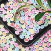 30 шт. 12,5*9,5 мм плоские цветные свободные сердца с любовью акриловые проставки для изготовления ювелирных изделий своими руками ожерелья ювелирные аксессуары