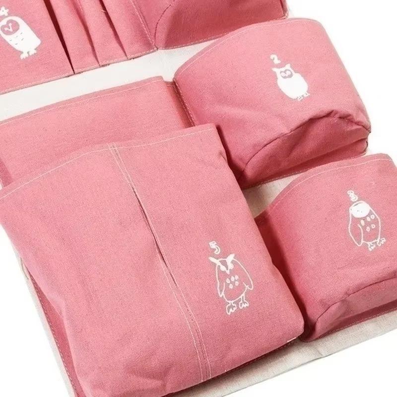 Тканевый водонепроницаемый мешок для хранения из хлопка и льна, креативный многослойный пылезащитный мешок для хранения, сумки для хранения на дверь дома