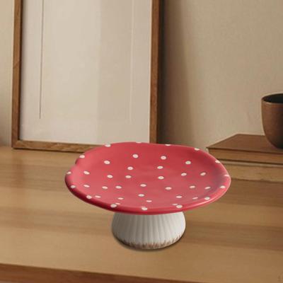 Поднос для фруктов в виде гриба, тарелка, центральный элемент, креативная ваза на ножке, сервировочное блюдо, декоративный для