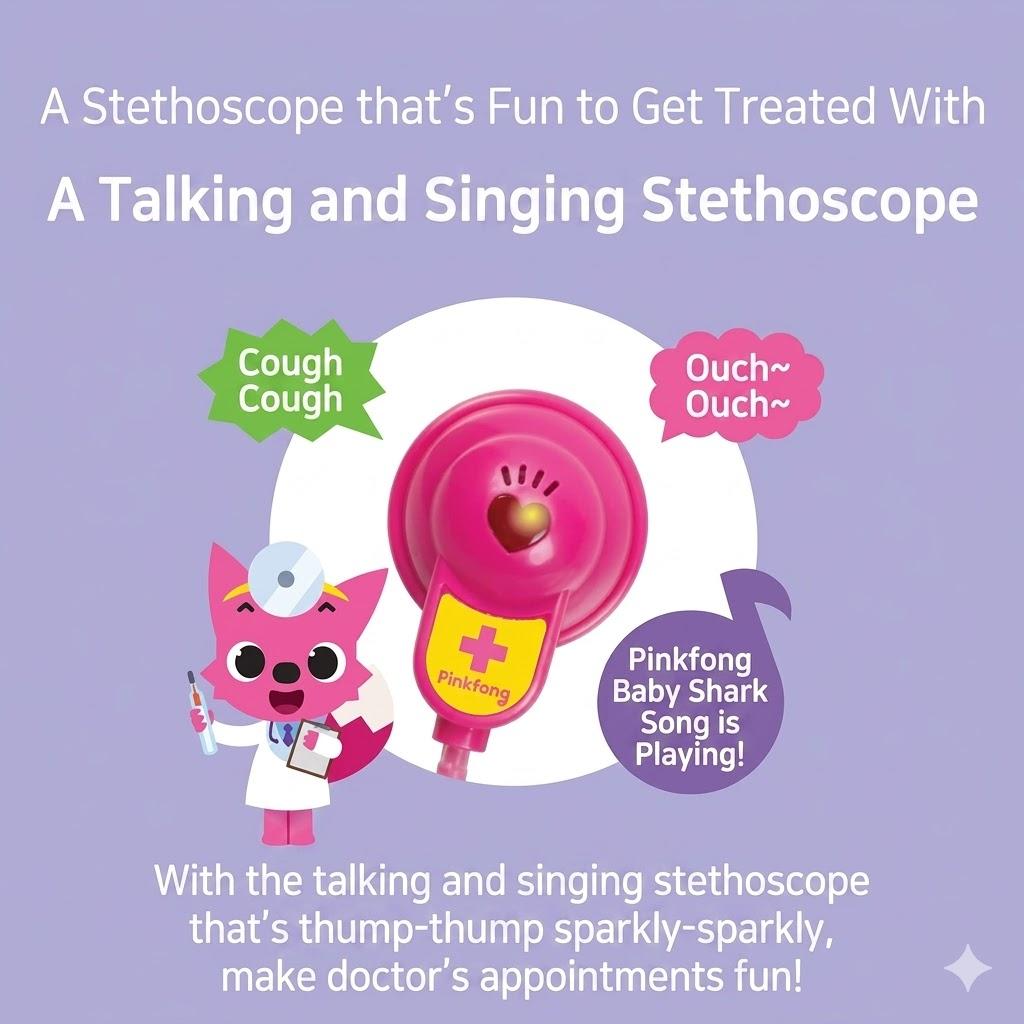 [Pinkfong] Игра «Больница скорой помощи 119» / Умный игровой набор «Доктор Wonderstar», популярные корейские игрушки