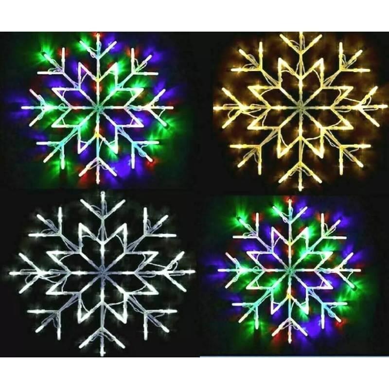 Снежинка Окно Светодиодная Гирлянда Подсветка Дом Вечеринка Рождество Рождественское Украшение Звезда