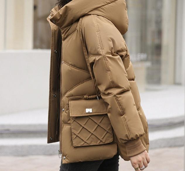 Winter East Street new high-end foreign style fashion trend simple casual warm cotton jacket