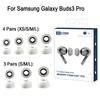 1 Набор Сменных Насадок из Пеноматериала для Наушников Samsung Galaxy Buds3 Pro Защита для Наушников Конструкция с Защелкой Чехол для Наушников