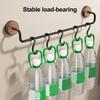 1/2Pcs Modern Style Bathroom Towel Hanger Anti-Rust Simple Installation Wall Mounted Single Towel Bar Storage Holder