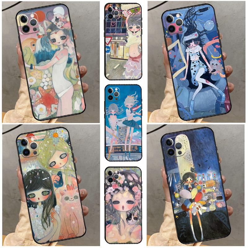 Мультяшный Эстетичный Чехол Aya Takano для Samsung Galaxy A32 A52 A12 A22 A16 A26 A36 A56 A06 A55 A35 A15 A54 A34 A14 A13 A53